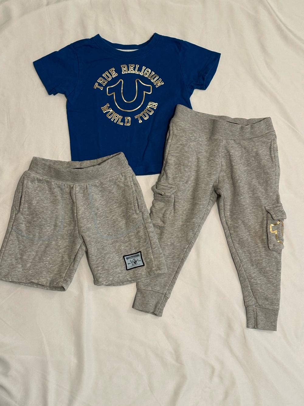 True Religion Bundle 24M Blue and Grey